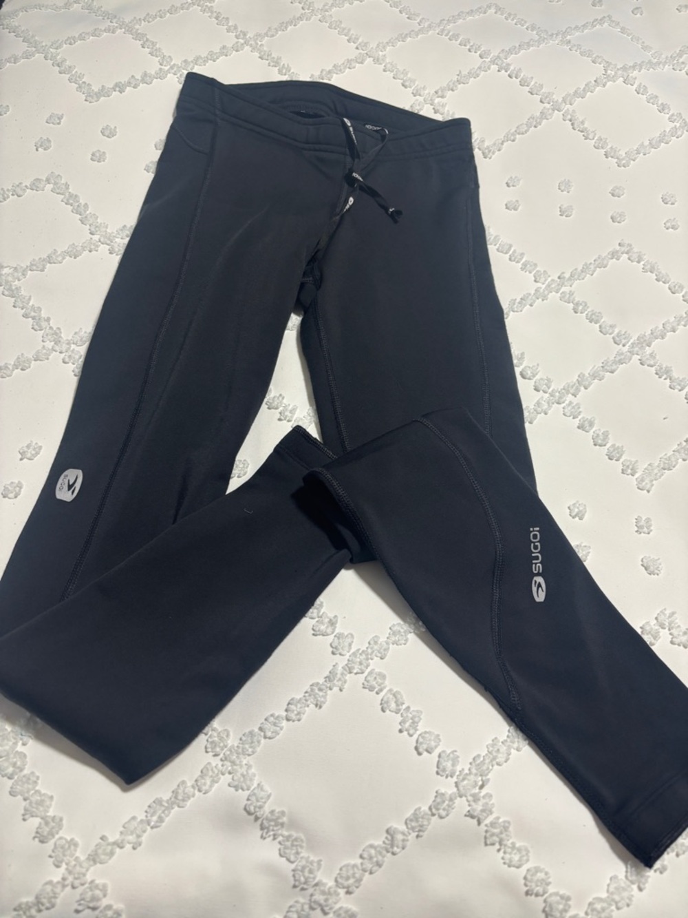 Sugoi Black Fleece Lined Athletic Tights